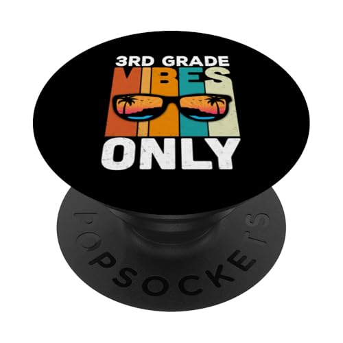 3rd Grade Students Vintage Vibes Only Back to School PopSockets Klebender PopGrip