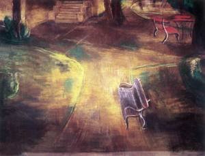 Peinture à l'huile Laszlo Rozgonyi 1934 | Reproduction d'art sur toile 30x40 cm