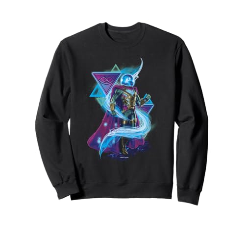 Sweatshirt Mysterio Marvel Spider-Man col rond imprimé geek