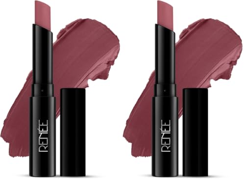 Image of RENEE Very Matte Lipstick - Berry Bliss, Intense Color Pay Off, Full Coverage, Long Lasting & Weightless, Easy Glide Formula With Velvety Finish, Suitable for All Occasion, Ideal For Gifting