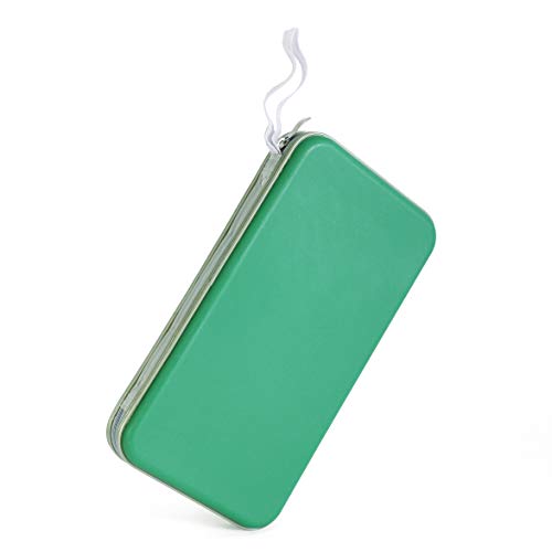 Hard Cd Case Bright Color Cd/Dvd Holder For 72 Capacity Cd/Dvd/Blu-Ray Discs Storage And Collection Great For The Car Dvd Collection Green #TOP14