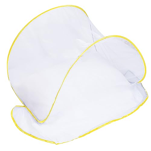 kyaoayo Zanzariera leggera, zanzariera da viaggio, ultraleggera, pop-up, zanzariera per biancheria da letto, campeggio, viaggi, terrazza (giallo)