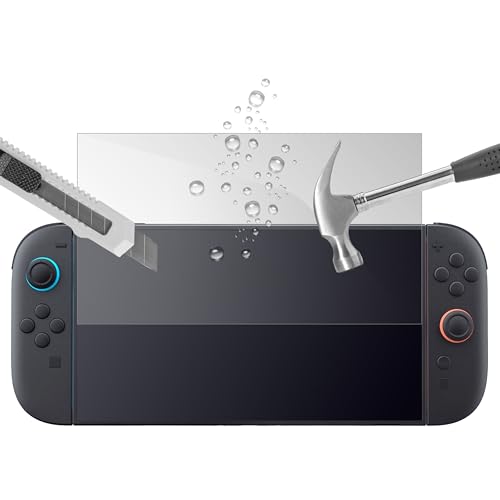 Subsonic - Protection pour écran Nintendo Switch 2 en verre trempé - Ultra résistante anti-chocs et anti-rayures - Screen protector HD 0,33mm Ultra...