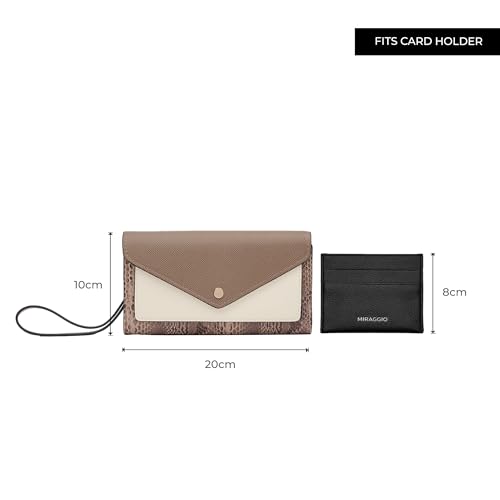 Image of Miraggio Gemma Wallet For Woman With Snap Button Closure | Women Wallet | Gift Items For Women