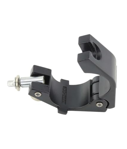 Gibraltar Road Series1.5' Black Hinged Wing Tension Drum Rack Memory Lock, Easy-Access Road Series...