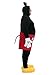 Mens Plus Size Mickey Mouse Halloween Costume | Adult Disney Mascot Complete Costume for Themed Parties 2X