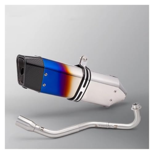Tuyau d'échappement MSX125 collecteur complet de 51mm pour flux de gaz optimisé