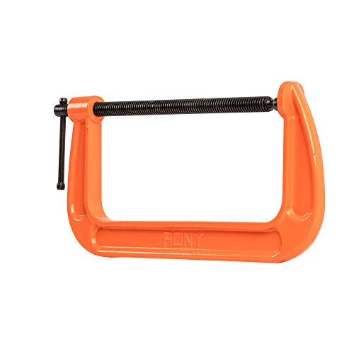 Image of Pony Jorgensen 2680 8-Inch C-Clamp, Orange