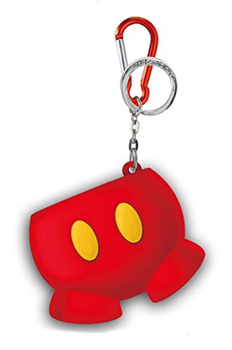 Disney 85178 Mickey Mouse Shorts Coin Holder Key Ring Purse, One Size, Multicolor
