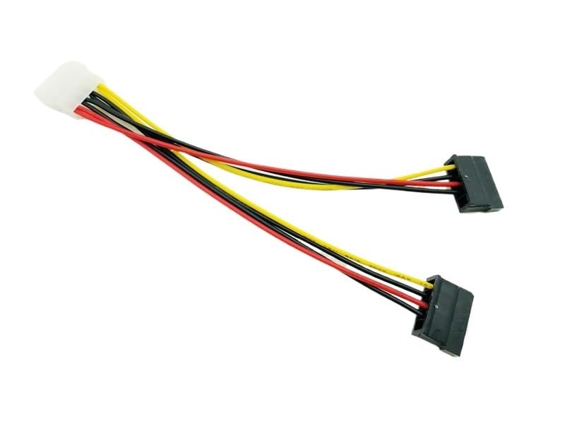 5 cables SATA divisor de energía 20 cm miniatura 5