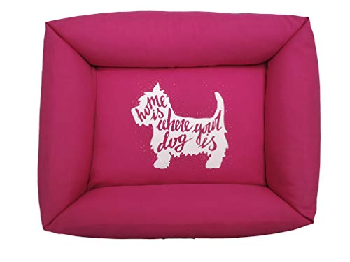 Cama Fábrica Pet para Cães, Médio, Rosa