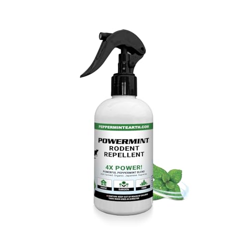 Powermint 8 Oz Peppermint Oil Rodent Repellent Spray