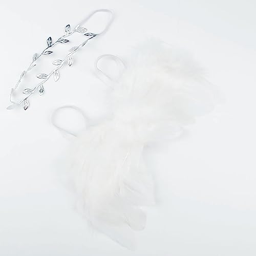 Infant Angel Wing Baby Angel Feather Wings Baby Photo Props Chic Leaf Headband Baby Newborn Photography Angel Wings2