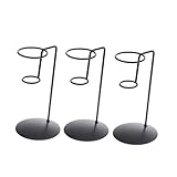 TOPBATHY 6 Piezas Soporte de Conos de Helado Metálico Soporte Resistente para Exhibir Cucuruchos y Postres Diseño Compacto y Estable para Uso Seguro Tiendas y Hogares