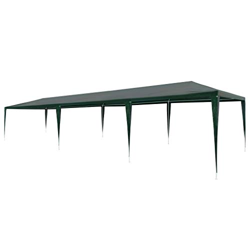 vidaXL Carpa para Celebraciones PE Verde 3x9m Cenador de Terraza Exteriores