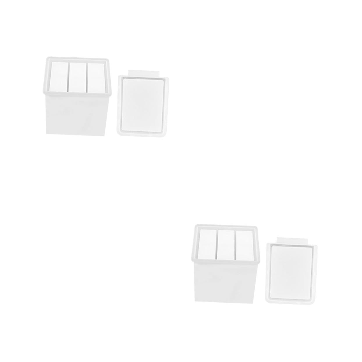 Housoutil 2 Set Stampo Silicone per Mold per Creazioni e Fai da Te Scatole Decorative Uniche Materiale Flessibile e Riutilizzabile Facile da e Resistente per Regali Fatti Mano