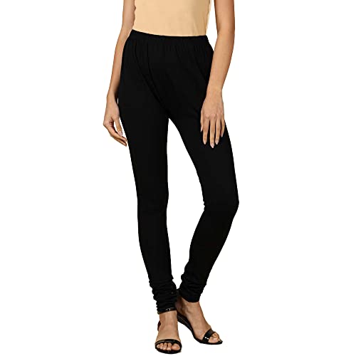 Image of in. fuse by Shoppers Stop Fitted Full Length Cotton Lycra Women's Churidar