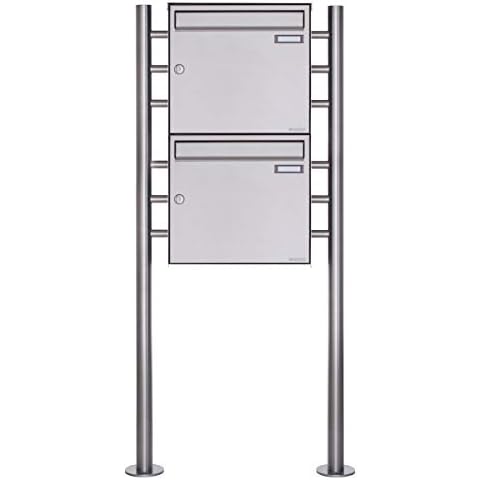 2er Standbriefkasten - 2 fach Briefkastenanlage Design BASIC 381 Cover