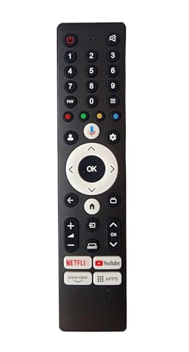 BhalTech OND-V2 Led Smart TV Remote Control [with Voice] (Old Remote Must be Exactly Same) Compatible for Onida Tv Remote