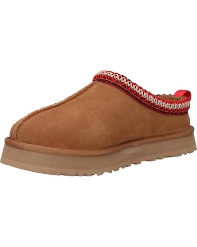 UGG Unisex-Child Tazz Slipper, Chestnut, 6