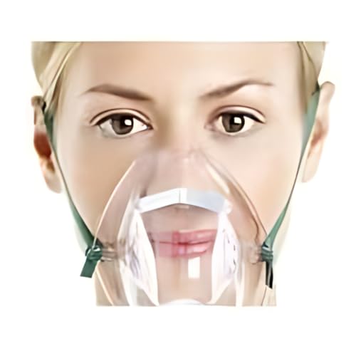 The Oxygen Store Mascarilla y tubo de oxígeno médico 1,8 m - Marcado CE (1 mascarilla)