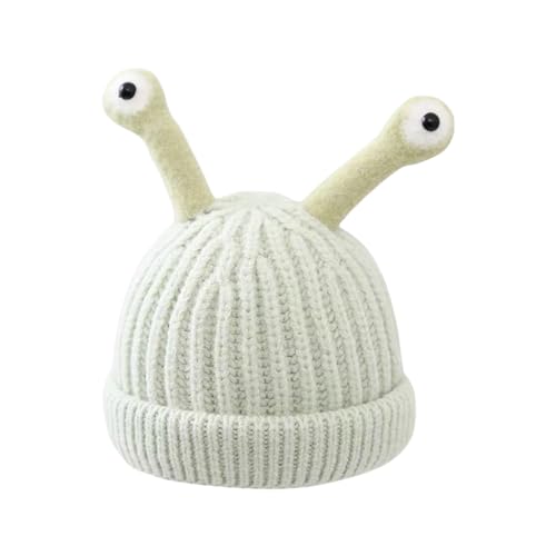 Baby Beanie Infant Toddler Winter Hat Soft Winter Warm with Squeaky Snail Antenna Knit Hats for Baby Boys Girls