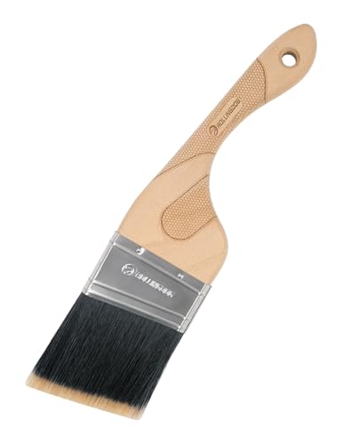 ROLLINGDOG Pincel de pintura en ángulo de 7,6 cm – Pincel de corte para pintar paredes en esquinas y bordes (filamento tiff)