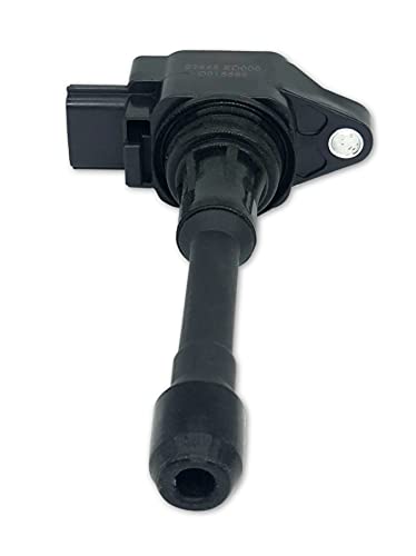Set of 4 Pack Ignition Coil 22448-ED000 C1696 UF549 + OEM spark plugs B2401-JA01JNW Compatible with Nissan, Fit Infiniti 2008-2017 , Fit for Altima
