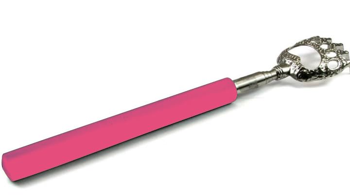 Image of WOVTE Bear Claw Telescopic Back Scratcher for Women, Mothers Day Gifts Christmas Birthday Gifts Stocking Stuffers for Women Mom(Pink)