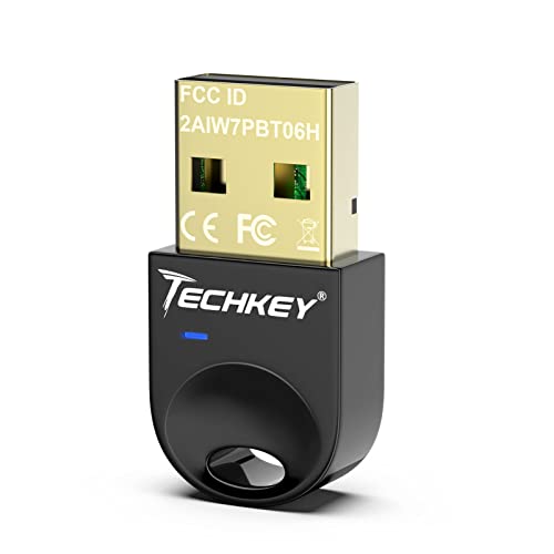 Usb Bluetooth Adapter 5.3 For Desktop Pc, Really Plug & Play Mini Bluetooth Edr Dongle Receiver & Transmitter For Laptop Computer Bluetooth Headphones Keyboard Mouse Speakers Printer Windows 11/10/8.1 #TOP30