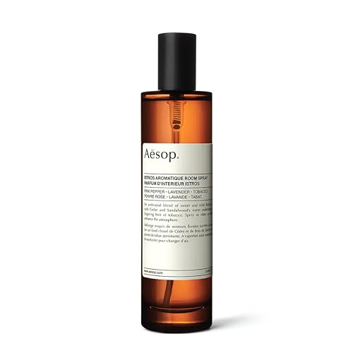 Aesop Istros Aromatique Room Spray | Non-Aerosol Air Freshener | Vibrant, Floral, Smoky | Aroma for Several Hours | 3.4 oz / 100mL