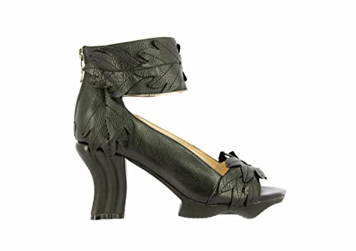 Laura Vita Women's Platform Sandals, Grey Gris, 10