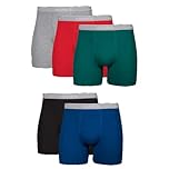 Hanes Men's Cool Dri Tagless With Comfort Flex Waistband, Multipackcool Dri ???????,??????,???cool Boxer Briefs, 5 Pack - Dyed Assorted, M UK