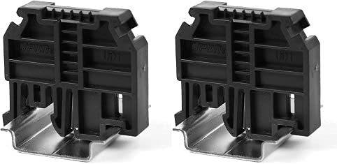 ASI ASIUD1B Din Rail Mounted Snap-On End Stop End Clamp (Pack of 25) (2)