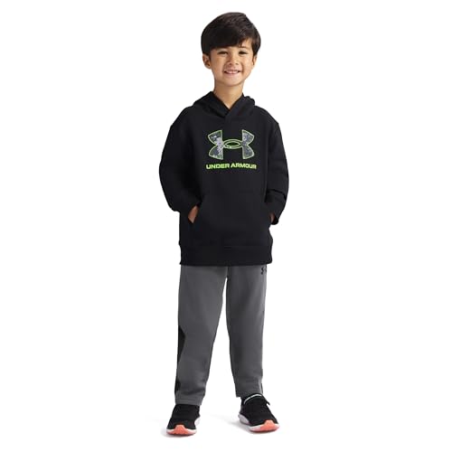 Image of Under Armour Boys' Fleece Pullover Hoodie Sweatshirt, Soft & Comfortable, Relaxed Fit