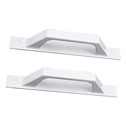 スライディングバーンドアハンドルセットワードローブホワイト用アルミ合金ドアプル, 白