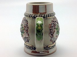 Essence of Europe Gifts German Alpine Flowers Ceramic Beer Stein Shot Glass-2.5