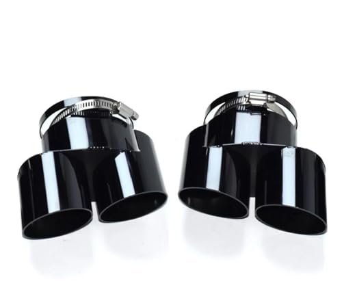 Embouts d'échappement en acier inoxydable pour pot d'échappement BMW X5 X6 X7 2020 double tuyau