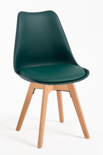 Sillas Comedor Pack 6 Verde Oscuro Marca Regalos Miguel