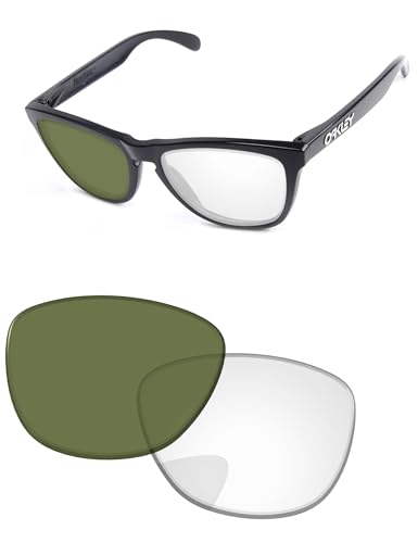 Image of Replacement Lenses for Oakley Frogskin OO9013 55mm Sunglass - Precision Fit, UV Block & Impact Resistant