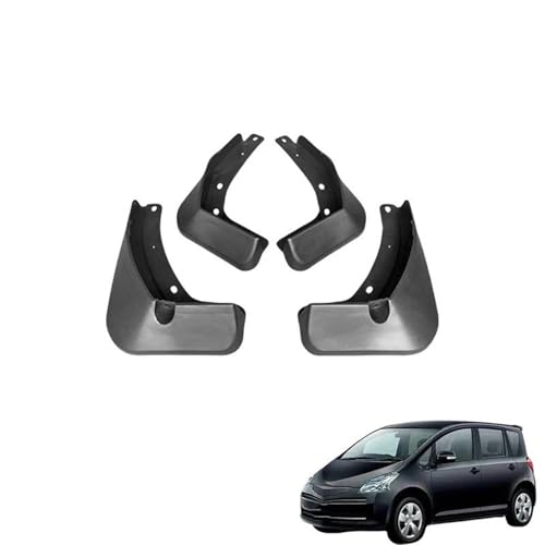 Guardabarros automotrices delanteros y traseros para Toyota Ractis modelos 2006 a 2008 3