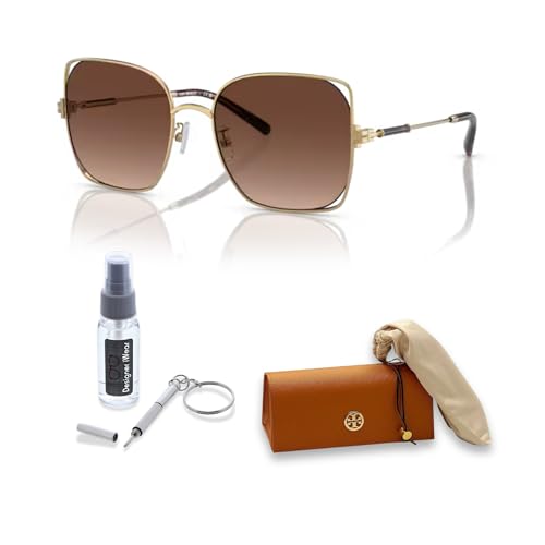 Tory Burch TY6097 Square Sunglasses for Women +BUNDLE with ACCESSORY EYEWEAR KIT2