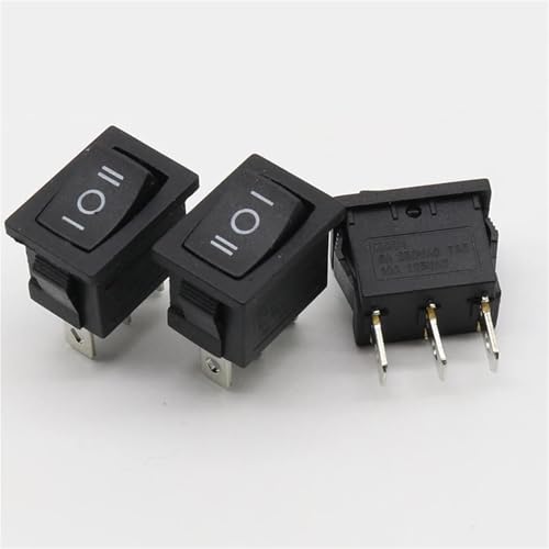 Interruptor basculante de 3 posiciones para reparar maquinaria y evitar fallos eléctricos
