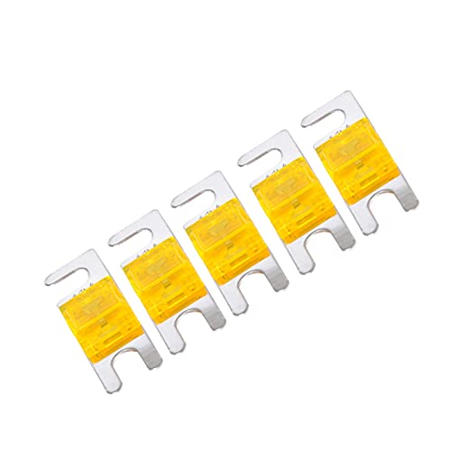 Mini ANL Bolt Fork Fusible amarillo JCAKES para evitar cortocircuitos en audio de coche
