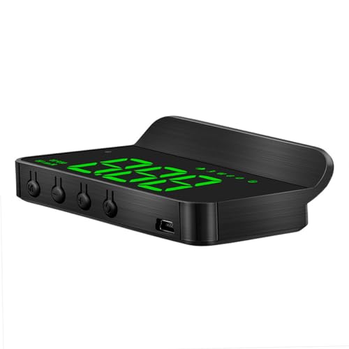 Alnicov Heads Up Display HUD Head Up Display para Parabrisas de Coche, velocímetro GPS Que Muestra la Velocidad para Todos los Coches