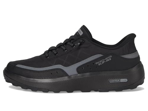 Skechers Skechers Men's Urban Explore Cozy Fit Hands Free Slip-in Sneaker,Black/Charcoal,9.5