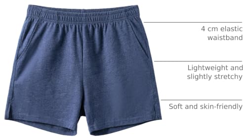 Image of AMY COULEE Mens Lounge Shorts 4 inch Pajama Lightweight Cotton Sleep Bottoms with Pockets