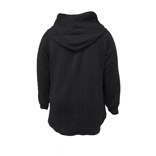 Veste d'hiver élégante en maille texturée et finitions artisanales de qualité supérieure - 4