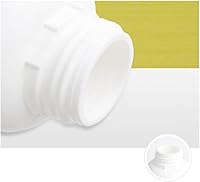 Vista 7 de Othmro 2 botellas cilíndricas de reactivo químico de laboratorio de plástico de 67.6 fl oz/67.64 onzas, botella de reactivo de laboratorio de boca