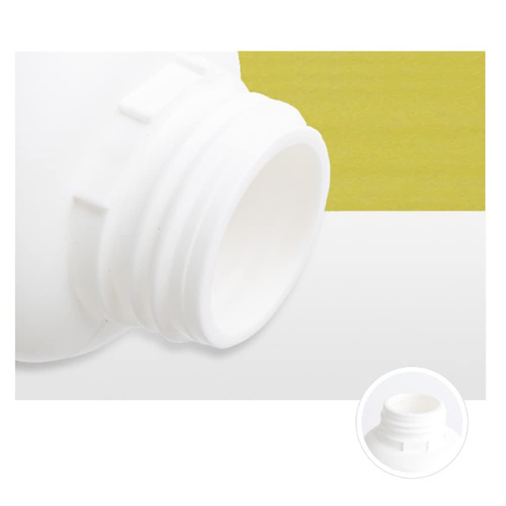 Othmro 2Pcs 1000ml Plastic Lab Cylindrical Chemical Reagent Bottle Wide Mouth Laboratory Reagent Polyethylene Bottle Sample Sealing Liquid Storage Container for Food Store White : Industrial & Scientific